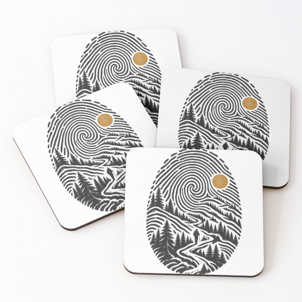 Item preview, Forest Fingerprint Nature Trails designed and sold by Day Dreamer.