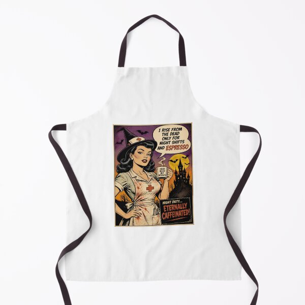 Item preview, Halloween Night Shift Nurse – Espresso & Caffeine designed and sold by Art-Arcade6.