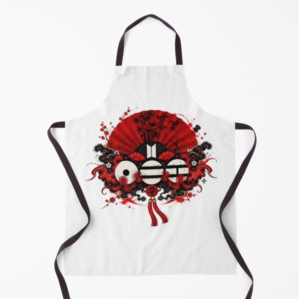 Item preview, BTS Arirang Red Fan Flames Cherry Blossom Graphic designed and sold by Palette & Hue.