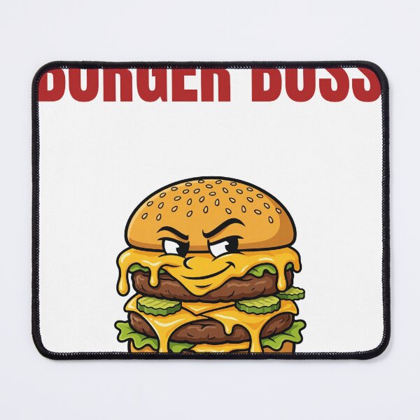 Item preview, burger-boss-funny-foodie designed and sold by samimouhdi.