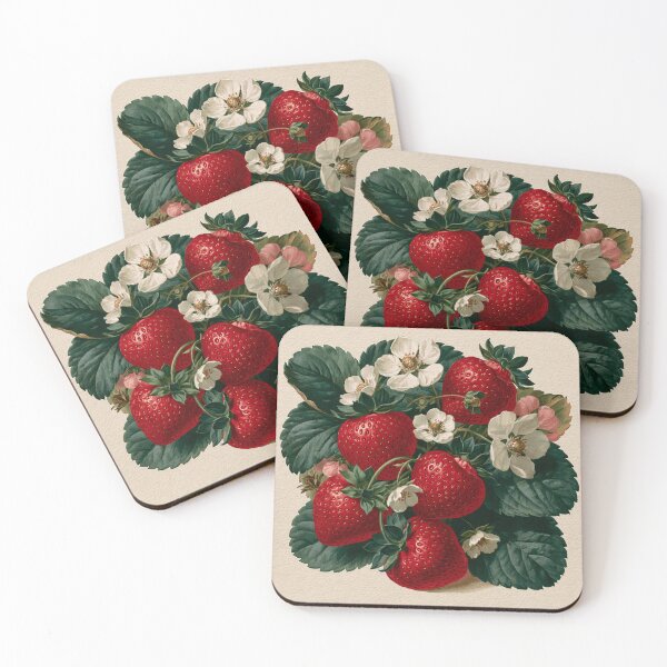 Item preview, Vintage Strawberry Botanical Illustration designed and sold by Hoity-Toity.