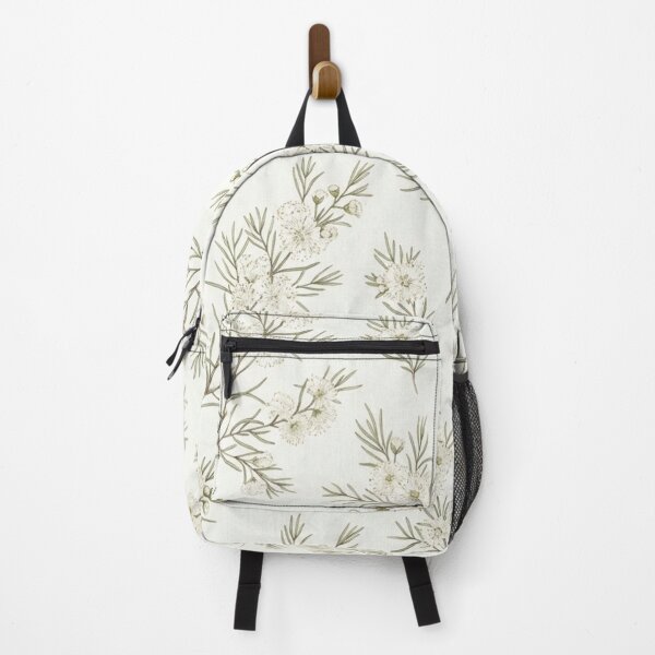 Item preview,  Minimalist White Waxflower & Olive Twig Pattern designed and sold by Studio BC.