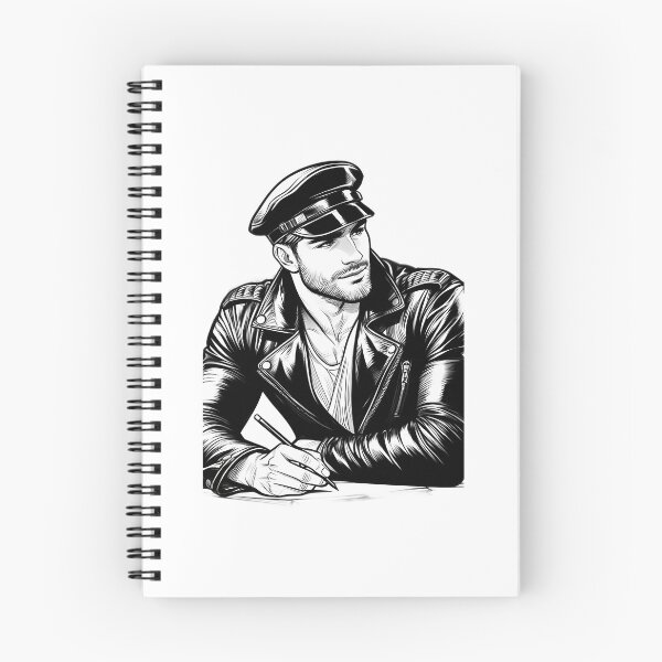 Item preview, 1940 Classic Leather Biker 'The Artist' Tom Of Finland Tribute Pride Graphic Design designed and sold by kristian-garrar.