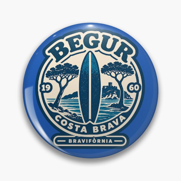 Item preview, Begur Surf Club – Costa Brava Vintage Surf Design designed and sold by TerradVents.