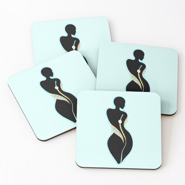Item preview, Balance Within  Elegant Spine & Female Silhouette Design designed and sold by NB-Artmagic.