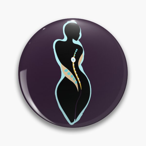 Item preview, Balance Within  Elegant Spine & Female Silhouette Design designed and sold by NB-Artmagic.