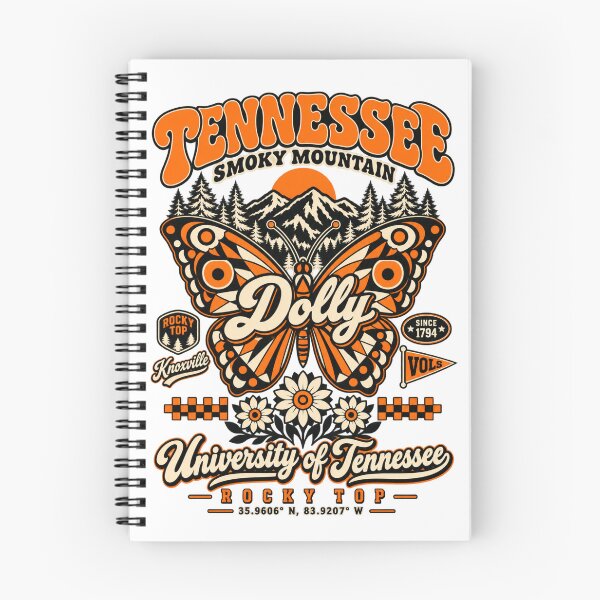 Item preview, Tennessee Smoky Mountain Dolly Butterfly University Of Tennessee designed and sold by choudane.