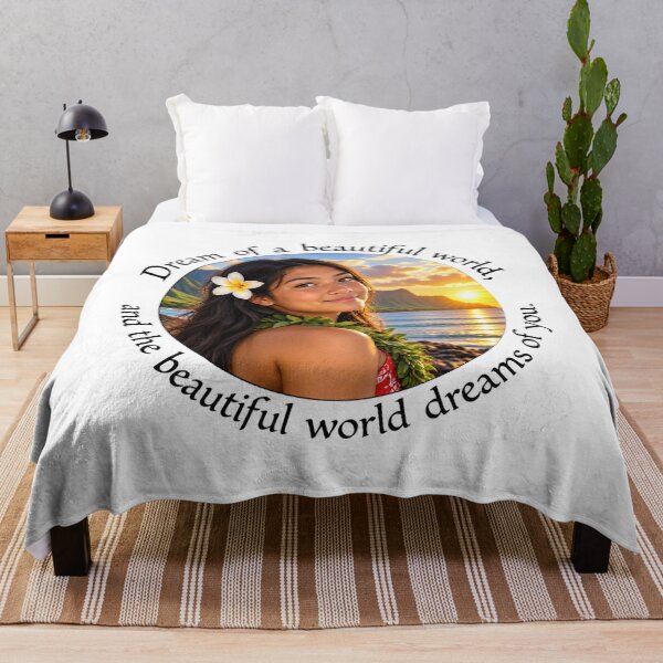Item preview, Polynesian Joy Chiasmus Proverb - Dream of a beautiful world | Island Wisdom Art designed and sold by ShakaLife.org.