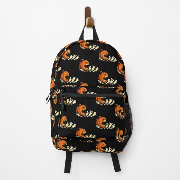 Item preview, Funny Pumpkin Monster Chasing Ghosts Pacman Parody Halloween designed and sold by Dolbalika.