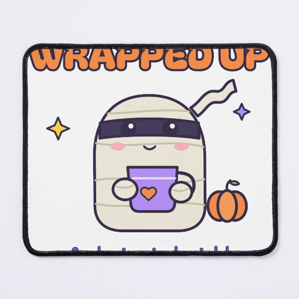 Item preview, Wrapped Up & Staying In - Cute Halloween Mummy designed and sold by GmD08.