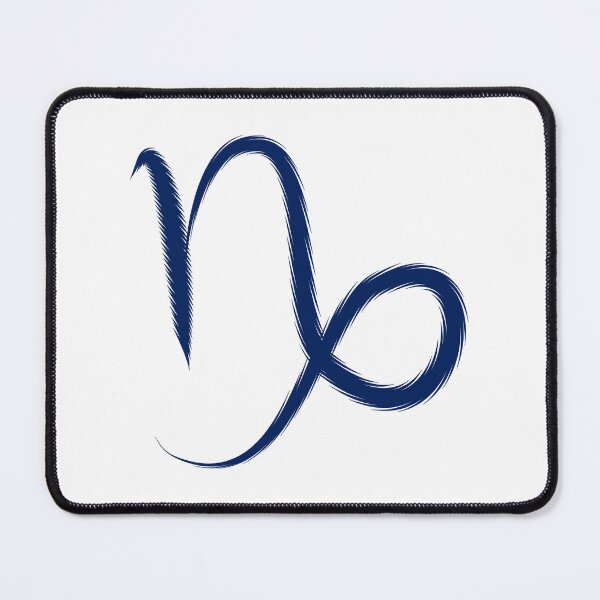 Item preview, Navy Blue Capricorn Sea Goat Zodiac Design designed and sold by pattern-archive.