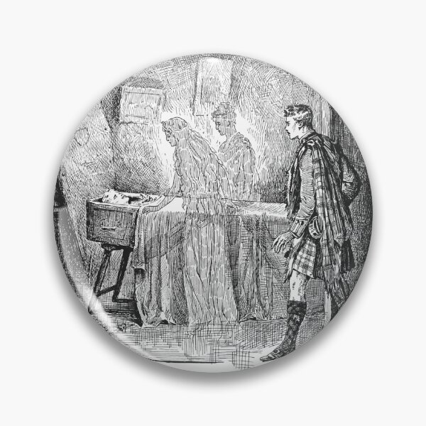 Item preview, Vintage Ghost of Erminstein Dark Art Engraving Plate 6 designed and sold by Antique Science Press.