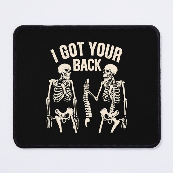 Item preview, I Got Your Back Funny Skeleton Spine Halloween Pun designed and sold by Dolbalika.