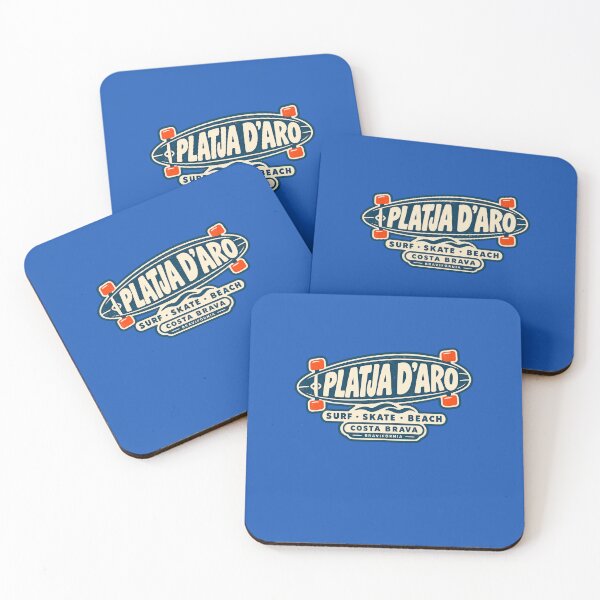 Item preview, Platja d'Aro Surf Skate Beach – Costa Brava Vintage Retro Design designed and sold by TerradVents.