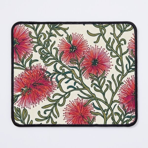 Item preview, Crimson Grevillea Bushflower Seamless Pattern designed and sold by Studio BC.