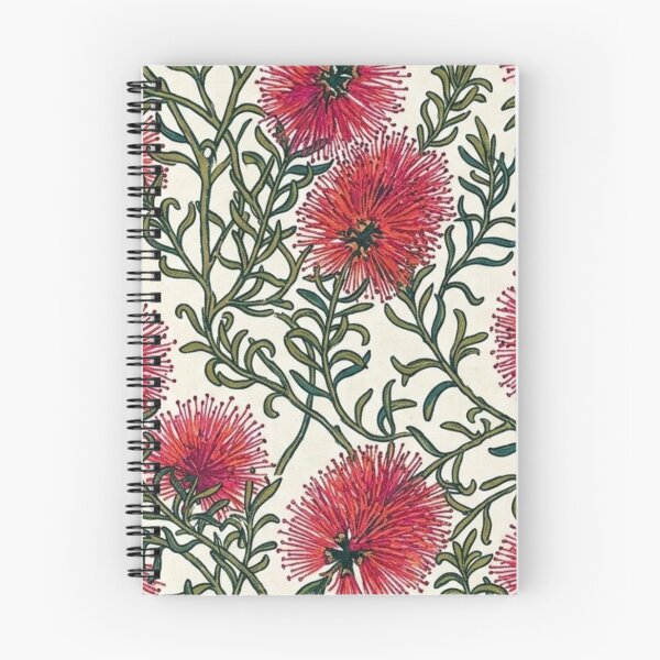 Item preview,  Crimson Grevillea Bushflower Seamless Pattern designed and sold by Studio BC.