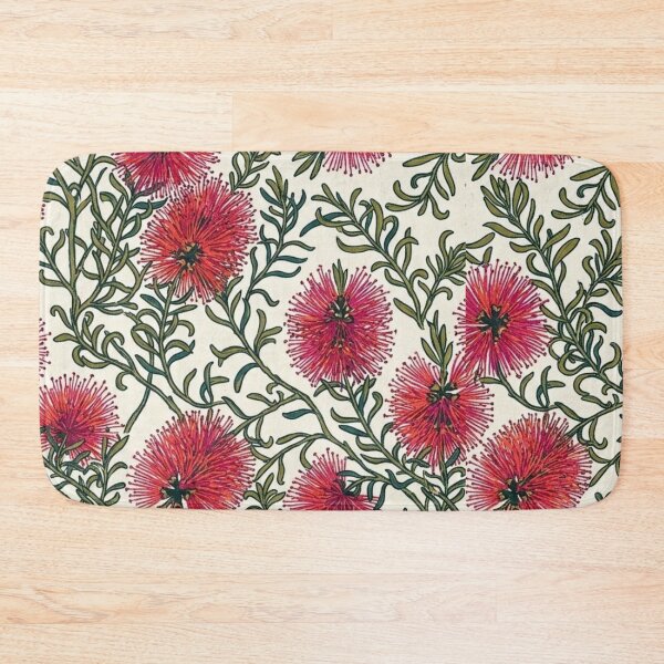 Item preview,  Crimson Grevillea Bushflower Seamless Pattern designed and sold by Studio BC.
