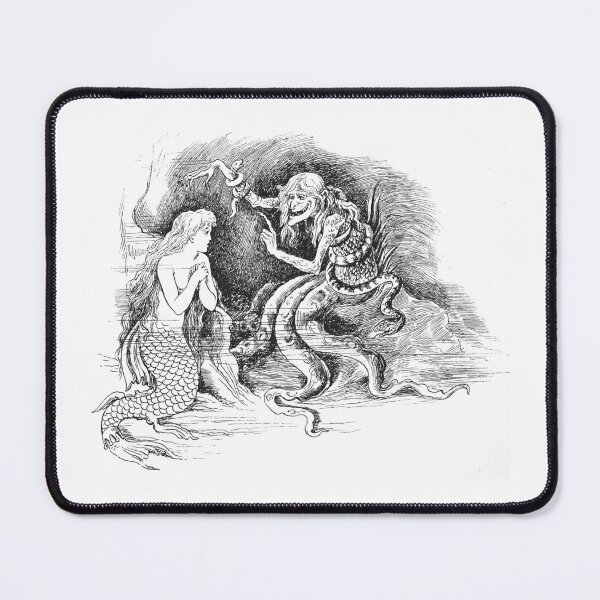 Item preview, Vintage The Story of the Mermaiden Gothic Woodcut Illustra designed and sold by Antique Science Press.