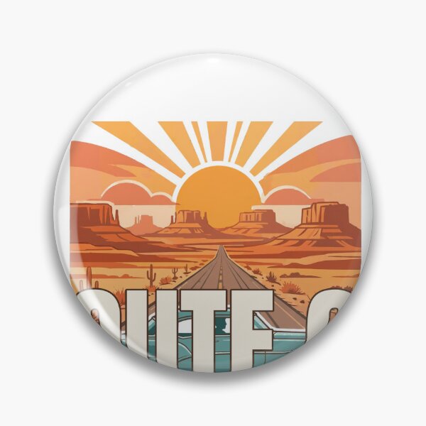 Item preview, get-your-kicks-route-66-road-trip-vintage designed and sold by samimouhdi.