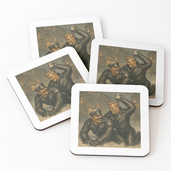 Item preview, 1940S Gay Christmas We'Ll Always Have Berlin Gay Leather Tom Of Finland Tribute Pride Graphic Design designed and sold by kristian-garrar.