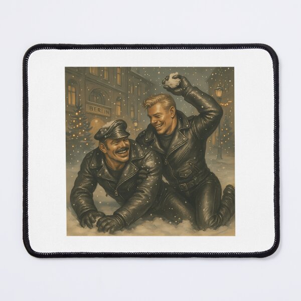 Item preview, 1940S Gay Christmas We'Ll Always Have Berlin Gay Leather Tom Of Finland Tribute Pride Graphic Design designed and sold by kristian-garrar.