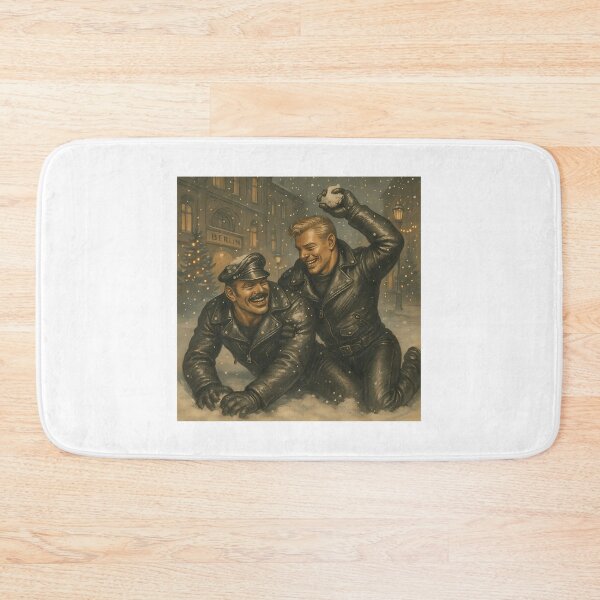 Item preview, 1940S Gay Christmas We'Ll Always Have Berlin Gay Leather Tom Of Finland Tribute Pride Graphic Design designed and sold by kristian-garrar.