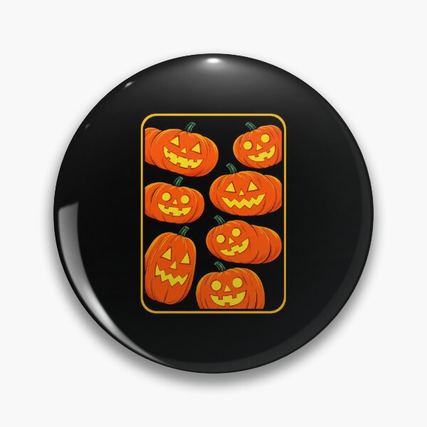 Item preview, Vintage Halloween Pumpkins Jack O Lantern Pattern Retro Spooky designed and sold by Dolbalika.