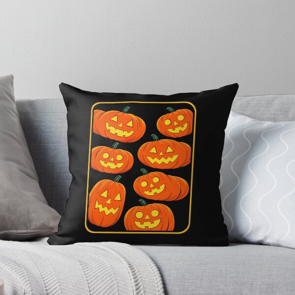 Item preview, Vintage Halloween Pumpkins Jack O Lantern Pattern Retro Spooky designed and sold by Dolbalika.