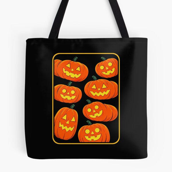 Item preview, Vintage Halloween Pumpkins Jack O Lantern Pattern Retro Spooky designed and sold by Dolbalika.
