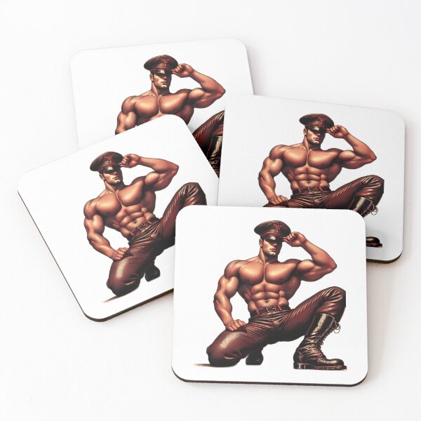 Item preview, 1940'S Tom Of Finland Leather Daddy Hat Tribute Berlin German Officer designed and sold by kristian-garrar.