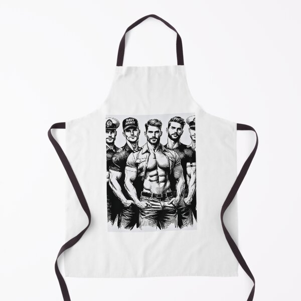 Item preview, At Your Service Tom Of Finland Tribute Military Gay Pride Graphic Design designed and sold by kristian-garrar.