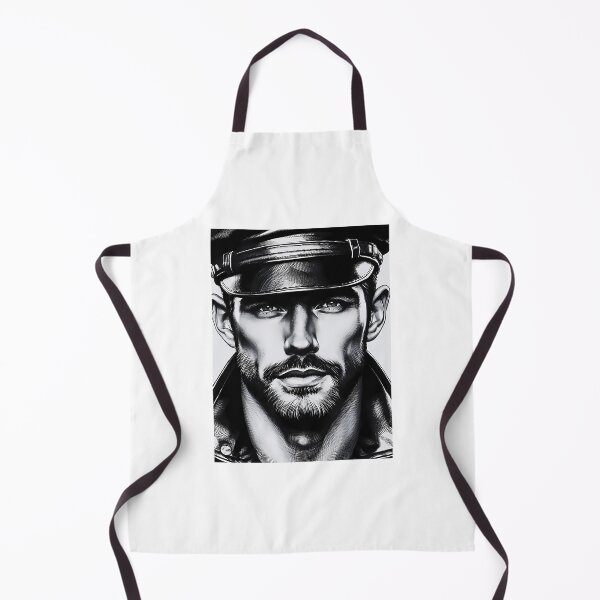Item preview, 1940 Moustached Leather Biker Berlin German Tom Of Finland Tribute Gay Pride Graphic Design designed and sold by kristian-garrar.