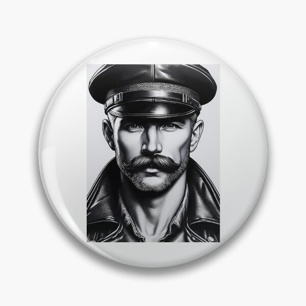 Item preview, 1940 Moustached Leather Daddy Tom Of Finland Tribute Berlin German Pride Graphic Design designed and sold by kristian-garrar.
