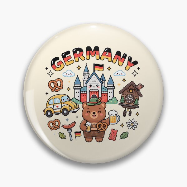 Item preview, Cute Germany Kawaii Doodles designed and sold by Amir Faysal.