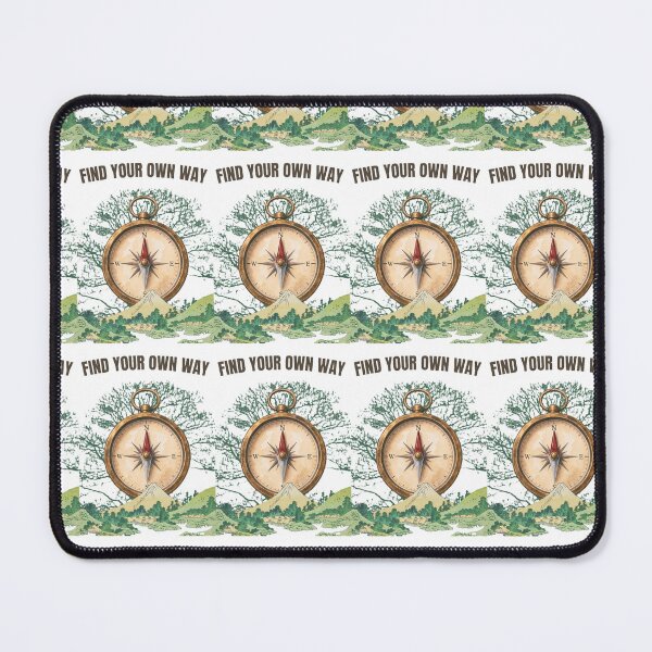 Item preview, Find Your Own Way Vintage Compass Art designed and sold by Gillfamilystore.