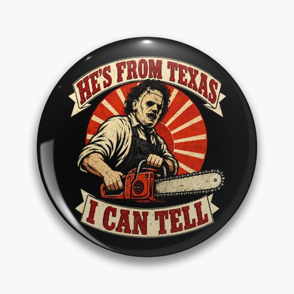 Artikelvorschau, Er kommt aus Texas, das kann ich erkennen. Leatherface Kettensägen-Horrorfilm Vintage entworfen und verkauft von Dolbalika.