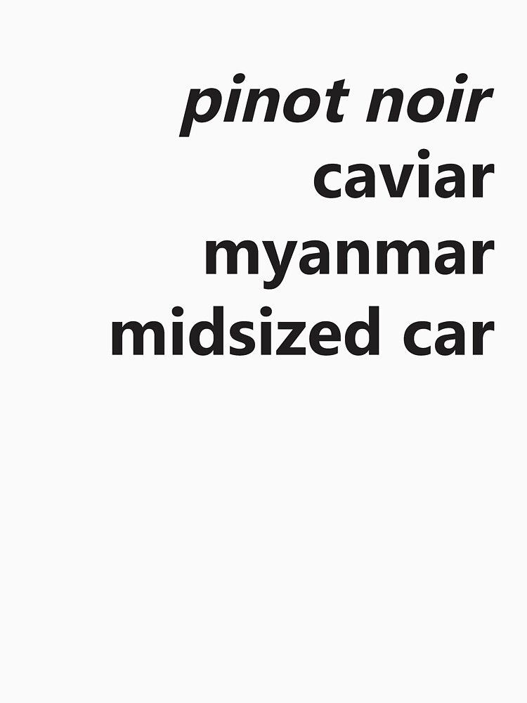 pinot noir t shirt