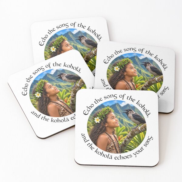 Item preview, Hawaii Leadership Proverb - Echo the song of the koholā | Pacific Art designed and sold by ShakaLife.org.