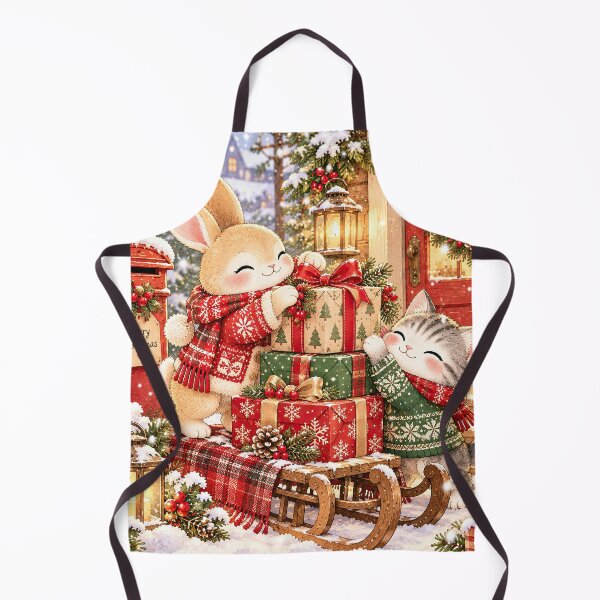 Item preview, Cute Bunny and Cat Christmas Gifts designed and sold by BunnyBumb.