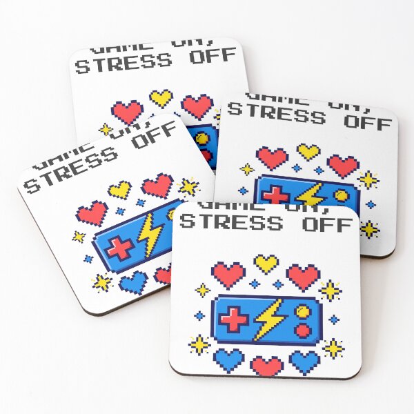 Item preview, game-on-stress-off-funny-gamer designed and sold by samimouhdi.