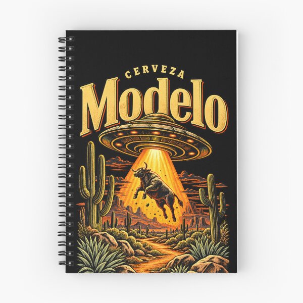 Item preview, Cerveza Modelo UFO Bull Abduction Desert Night Scene designed and sold by choudane.