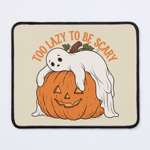 Item preview, Too Lazy to be Scary Funny Halloween Ghost. designed and sold by EunsooLee.