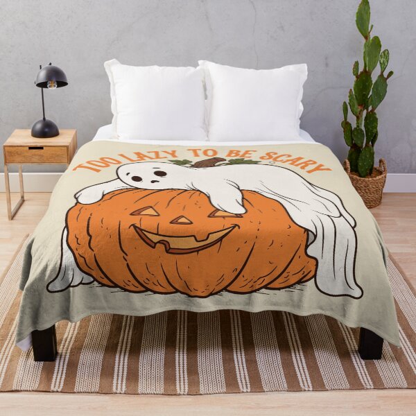 Item preview, Too Lazy to be Scary Funny Halloween Ghost. designed and sold by EunsooLee.