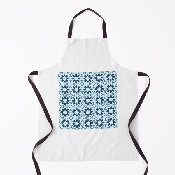 Item preview, Blue Floral Geometric Garden Pattern designed and sold by kesyasummeredd.