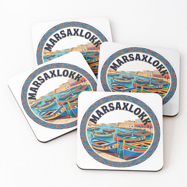 Item preview, Marsaxlokk Harbor Malta Sticker designed and sold by Imaginarium of Chaos falcon88 .