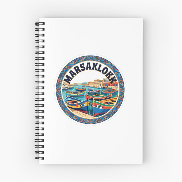 Item preview, Marsaxlokk Harbor Malta Sticker designed and sold by Imaginarium of Chaos falcon88 .
