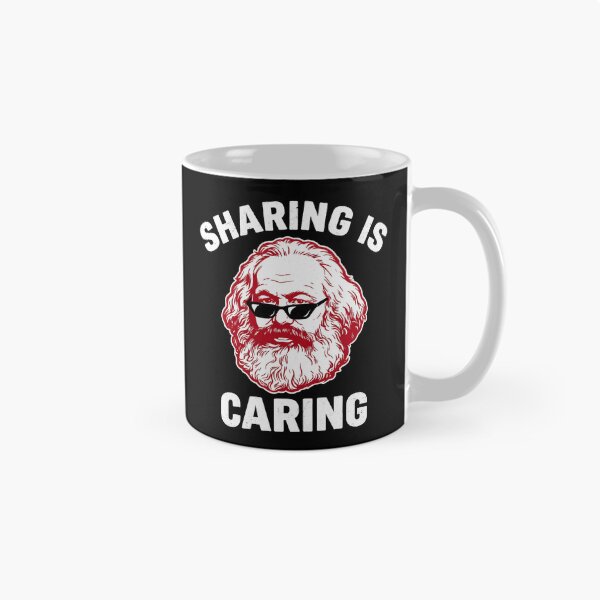 Item preview, Sharing Is Caring – Funny Karl Marx Communist Meme Design designed and sold by LoFizzy.