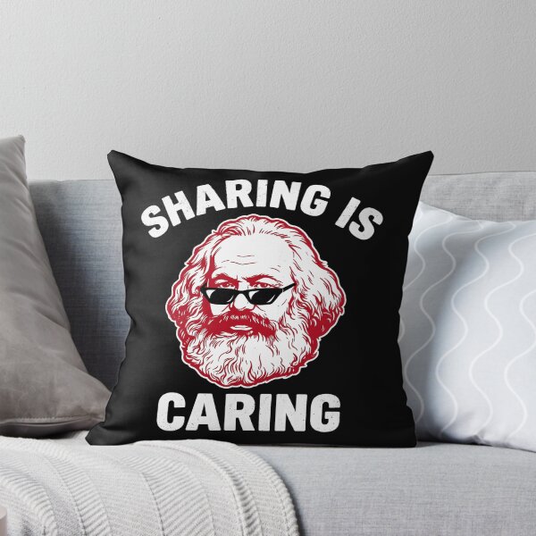 Item preview, Sharing Is Caring – Funny Karl Marx Communist Meme Design designed and sold by LoFizzy.