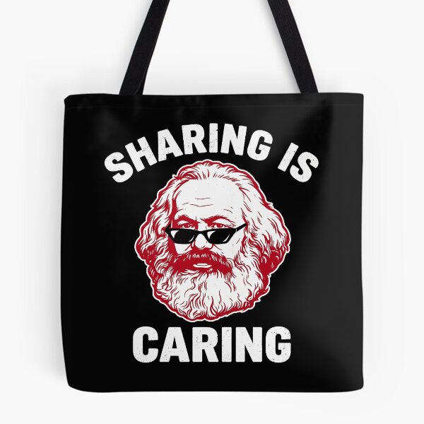 Item preview, Sharing Is Caring – Funny Karl Marx Communist Meme Design designed and sold by LoFizzy.