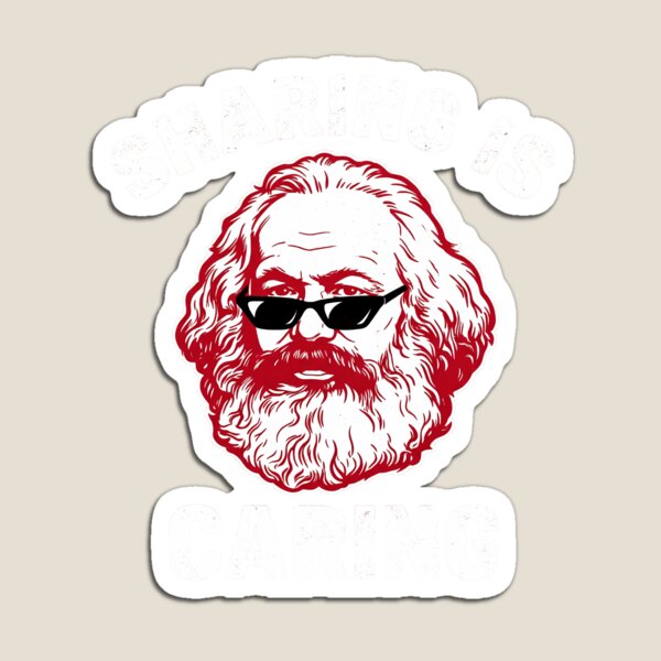 Item preview, Sharing Is Caring – Funny Karl Marx Communist Meme Design designed and sold by LoFizzy.